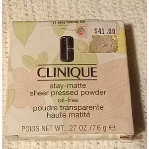 Clinique Stay Matte 11 Stay Brandy, Sheer Pressed Powder